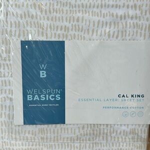 WB WESPUN BASIC BY WELSPUN
100% COTTON California King Sheet Set Fawn
